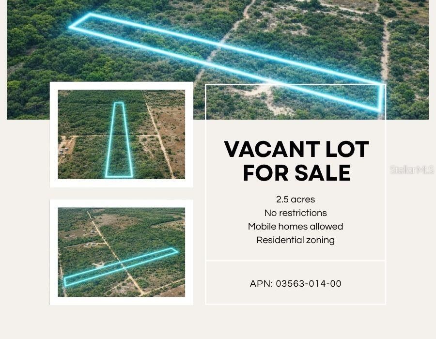 En Venta: $34,000 (2.50 acres)