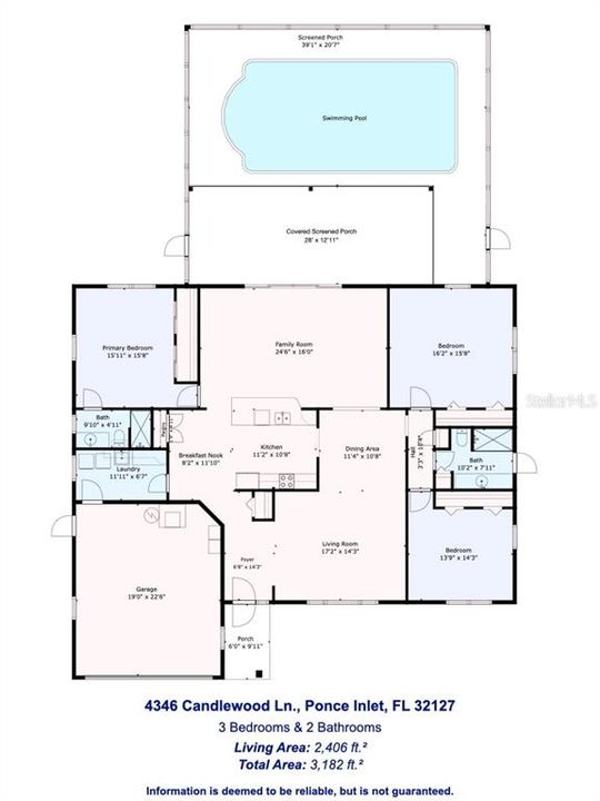 For Sale: $799,000 (3 beds, 2 baths, 2406 Square Feet)