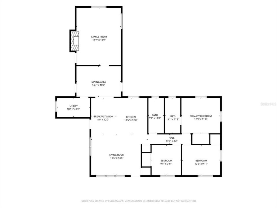 На продажу: $350,000 (4 спален, 2 ванн, 1864 Квадратных фут)
