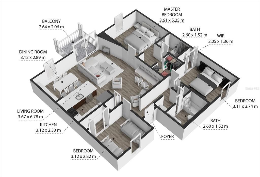For Sale: $249,900 (3 beds, 2 baths, 1244 Square Feet)
