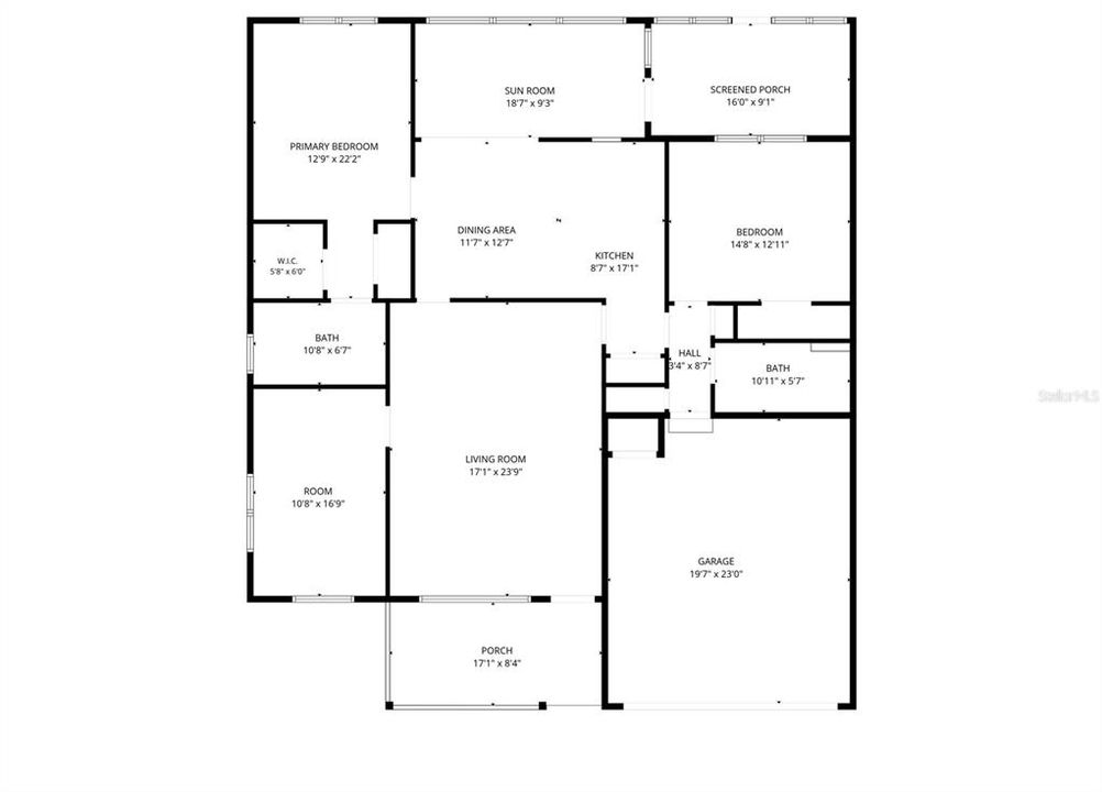 На продажу: $215,000 (2 спален, 2 ванн, 1844 Квадратных фут)