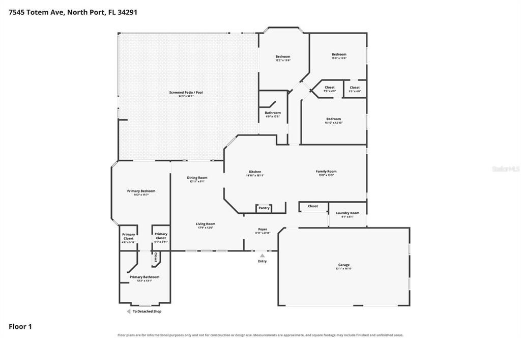 На продажу: $799,900 (4 спален, 2 ванн, 2432 Квадратных фут)
