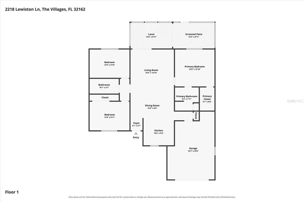 На продажу: $299,000 (3 спален, 2 ванн, 1240 Квадратных фут)