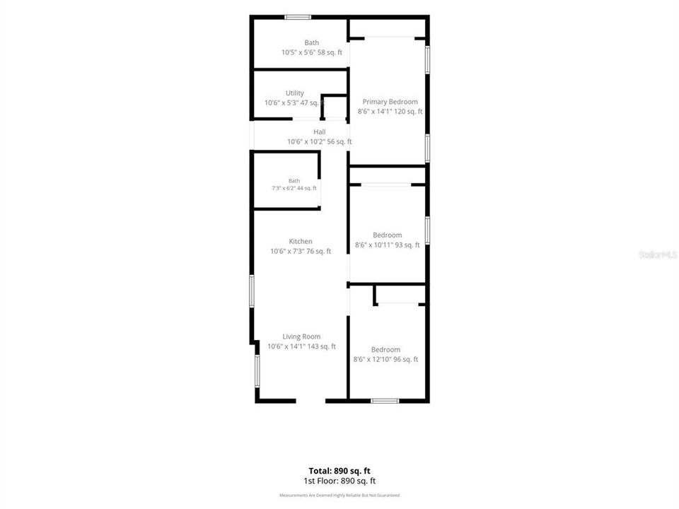 На продажу: $149,000 (3 спален, 2 ванн, 918 Квадратных фут)