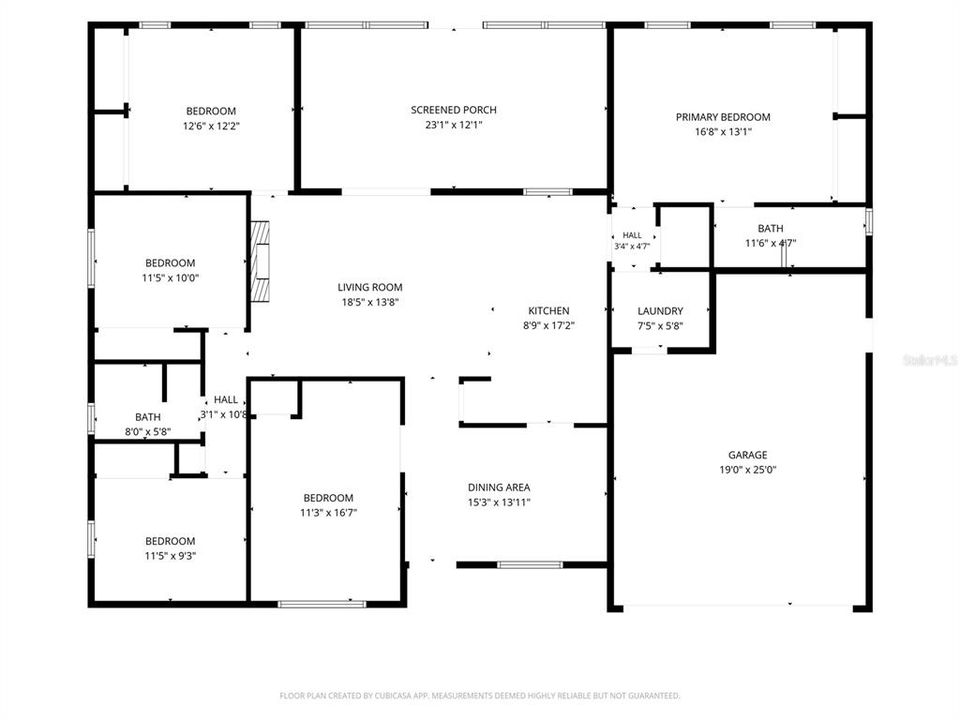 На продажу: $425,000 (5 спален, 2 ванн, 1843 Квадратных фут)