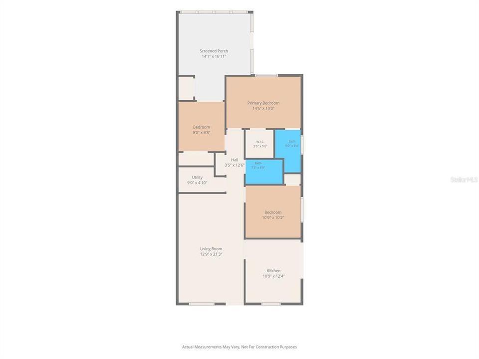 На продажу: $249,900 (3 спален, 2 ванн, 1080 Квадратных фут)