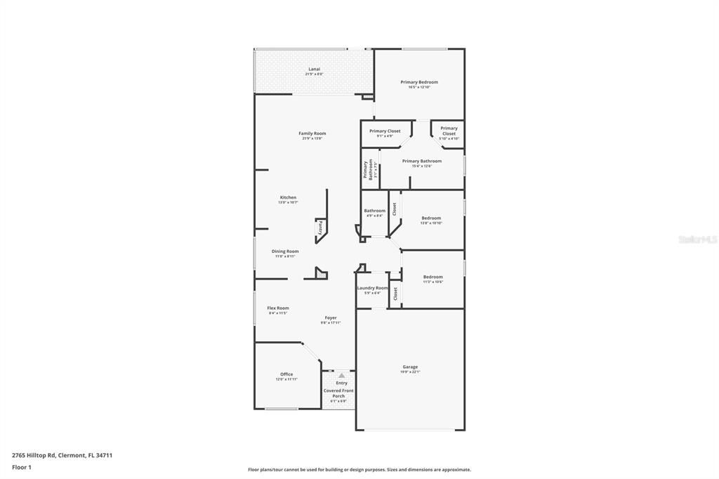 На продажу: $485,000 (3 спален, 2 ванн, 2029 Квадратных фут)