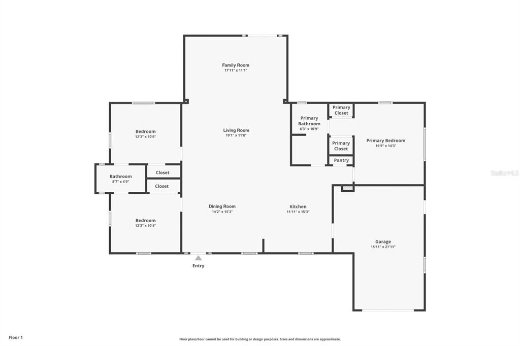 На продажу: $355,000 (3 спален, 2 ванн, 1639 Квадратных фут)