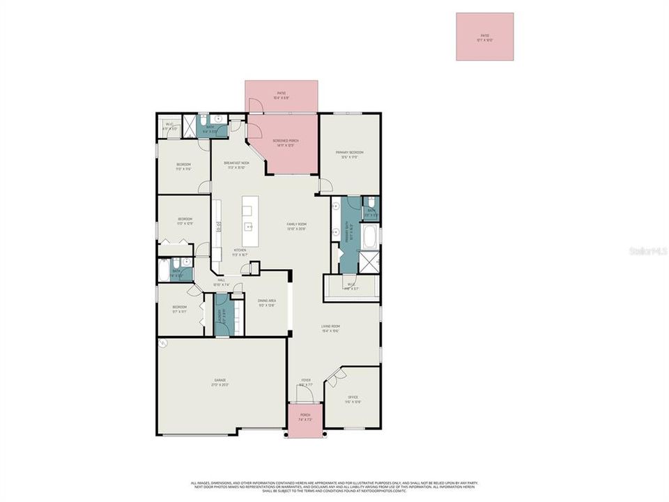 待售: $499,999 (4 贝兹, 3 浴室, 2623 平方英尺)