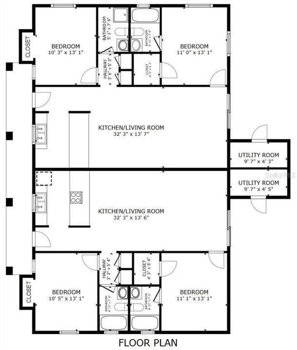 На продажу: $225,000 (4 спален, 0 ванн, 1928 Квадратных фут)