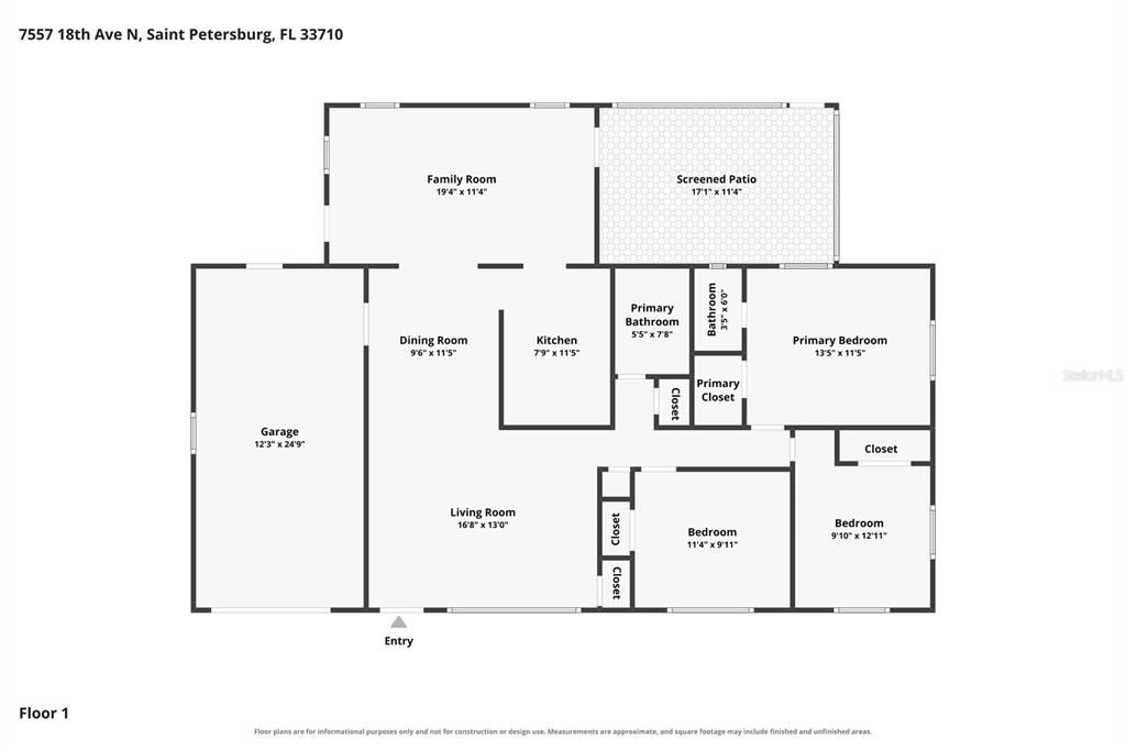 For Sale: $455,000 (3 beds, 1 baths, 1339 Square Feet)