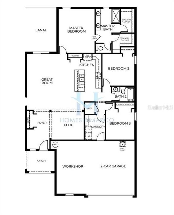 На продажу: $349,999 (3 спален, 2 ванн, 1713 Квадратных фут)