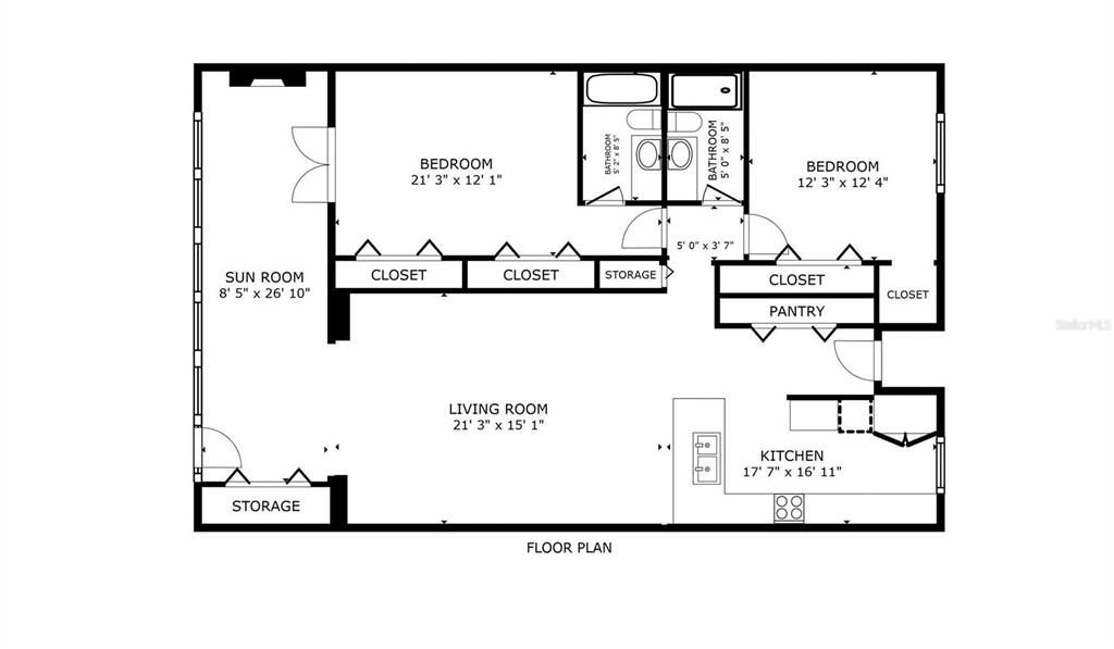 For Sale: $469,000 (2 beds, 2 baths, 1465 Square Feet)