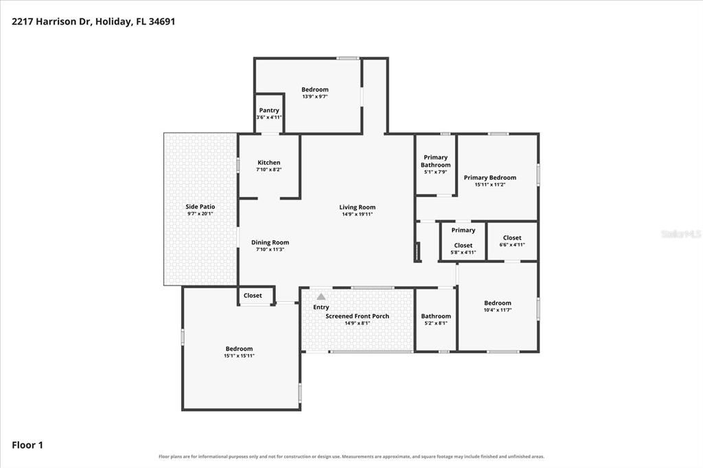 待售: $245,995 (4 贝兹, 2 浴室, 1566 平方英尺)
