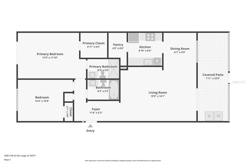 For Sale: $184,900 (2 beds, 2 baths, 1105 Square Feet)