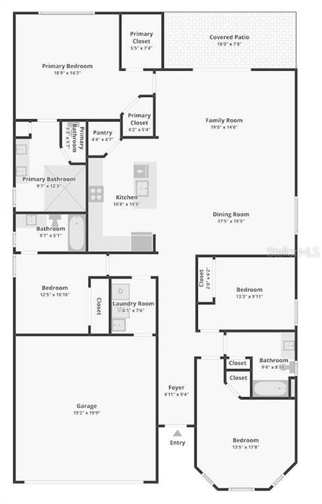 For Sale: $412,900 (4 beds, 3 baths, 2052 Square Feet)