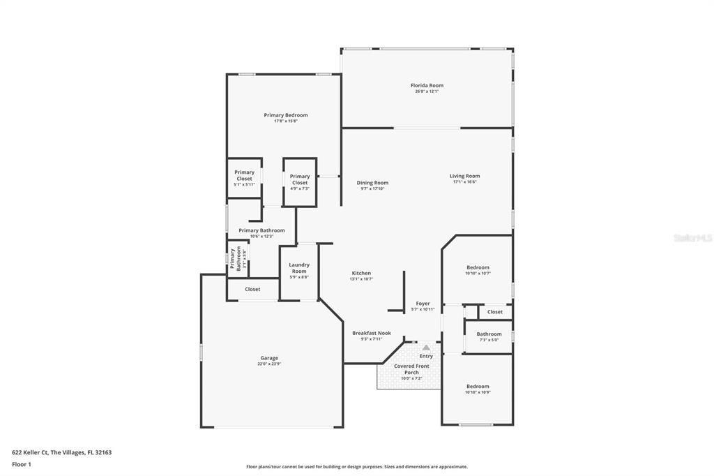 На продажу: $529,900 (3 спален, 2 ванн, 1907 Квадратных фут)
