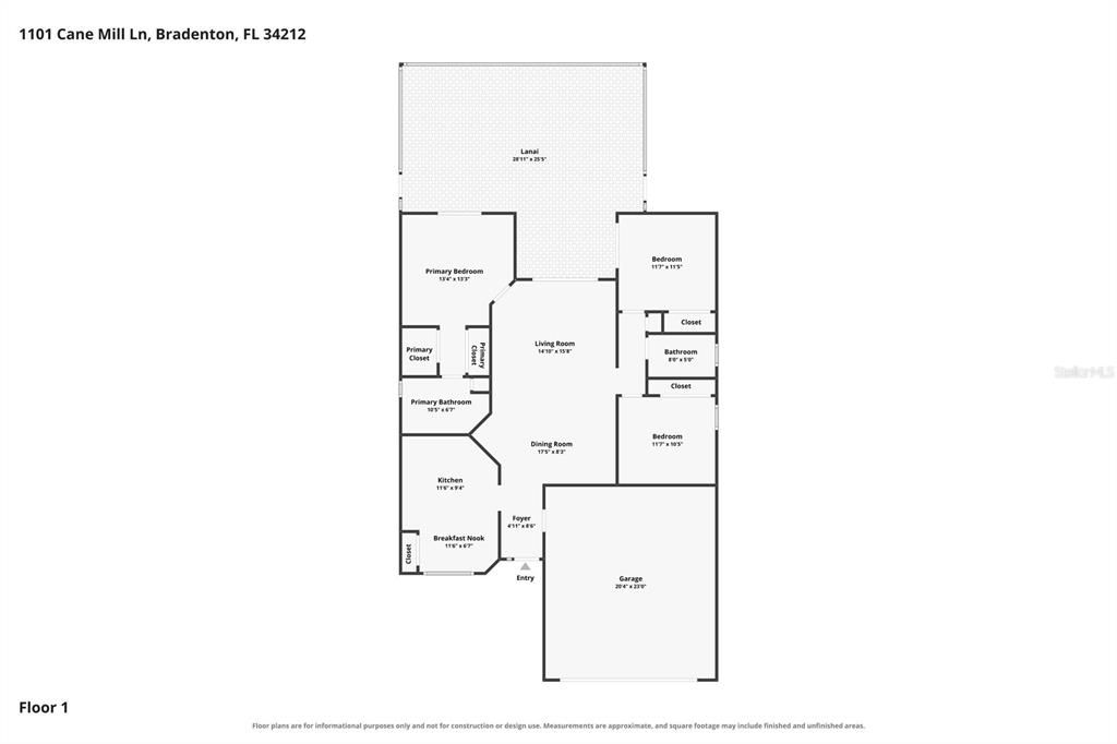 На продажу: $390,000 (3 спален, 2 ванн, 1377 Квадратных фут)