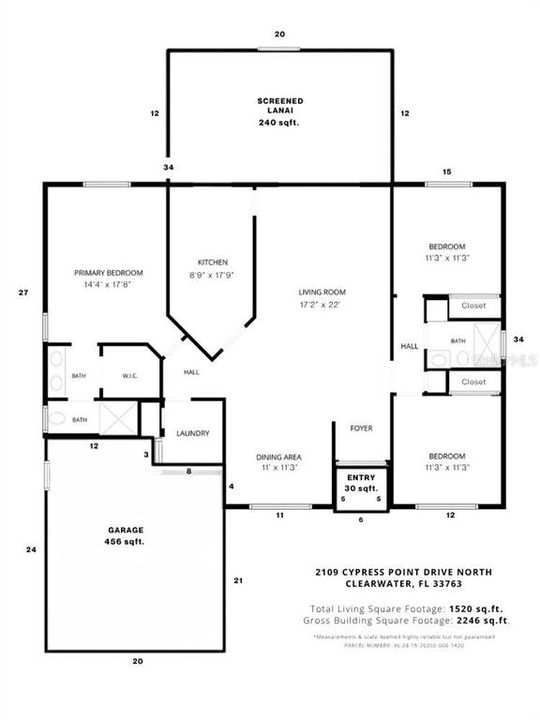For Sale: $520,000 (3 beds, 2 baths, 1520 Square Feet)