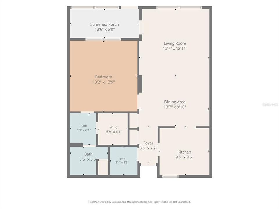 For Sale: $150,000 (1 beds, 1 baths, 810 Square Feet)