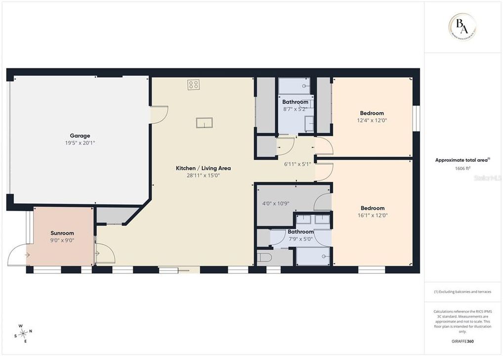 For Sale: $272,000 (2 beds, 2 baths, 1203 Square Feet)