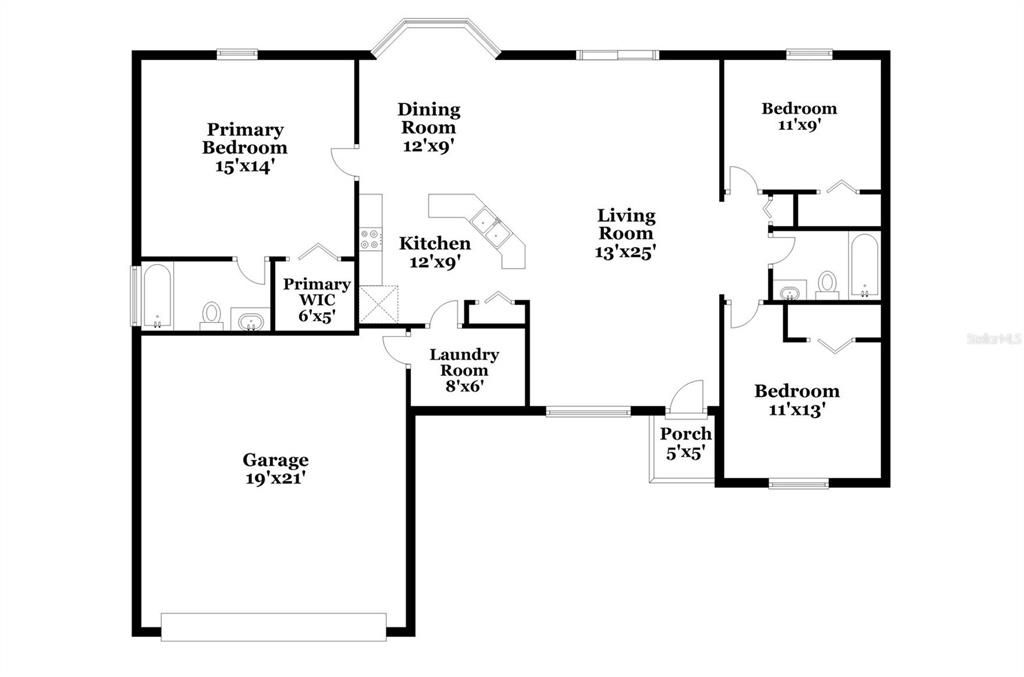 For Rent: $1,650 (3 beds, 2 baths, 1377 Square Feet)