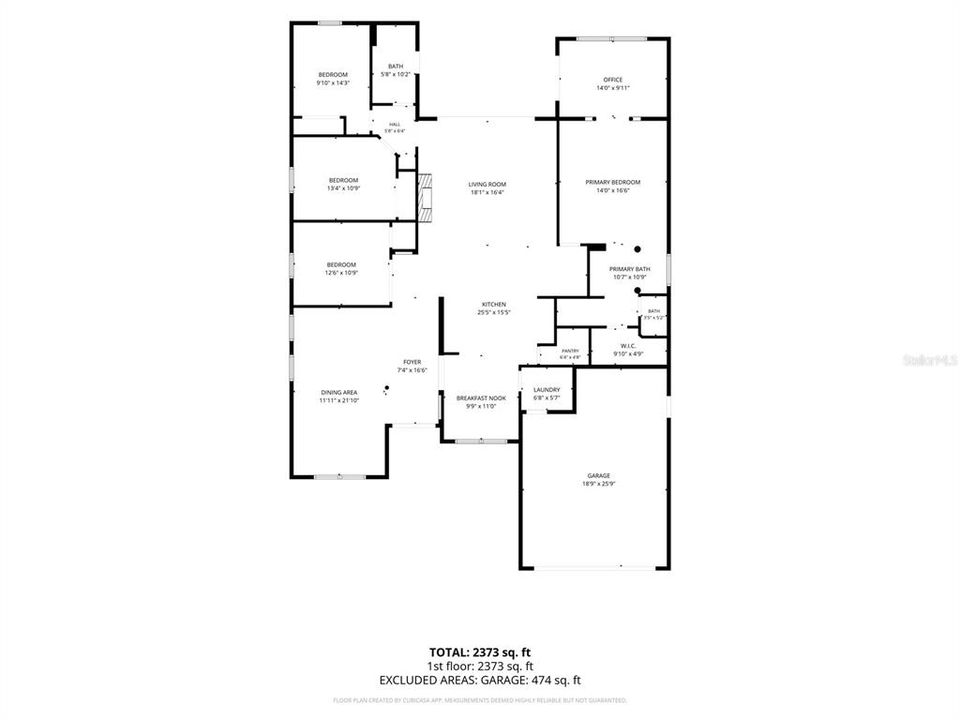 На продажу: $455,000 (4 спален, 2 ванн, 2455 Квадратных фут)