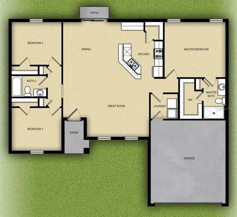 En Venta: $335,000 (3 camas, 2 baños, 1498 Pies cuadrados)