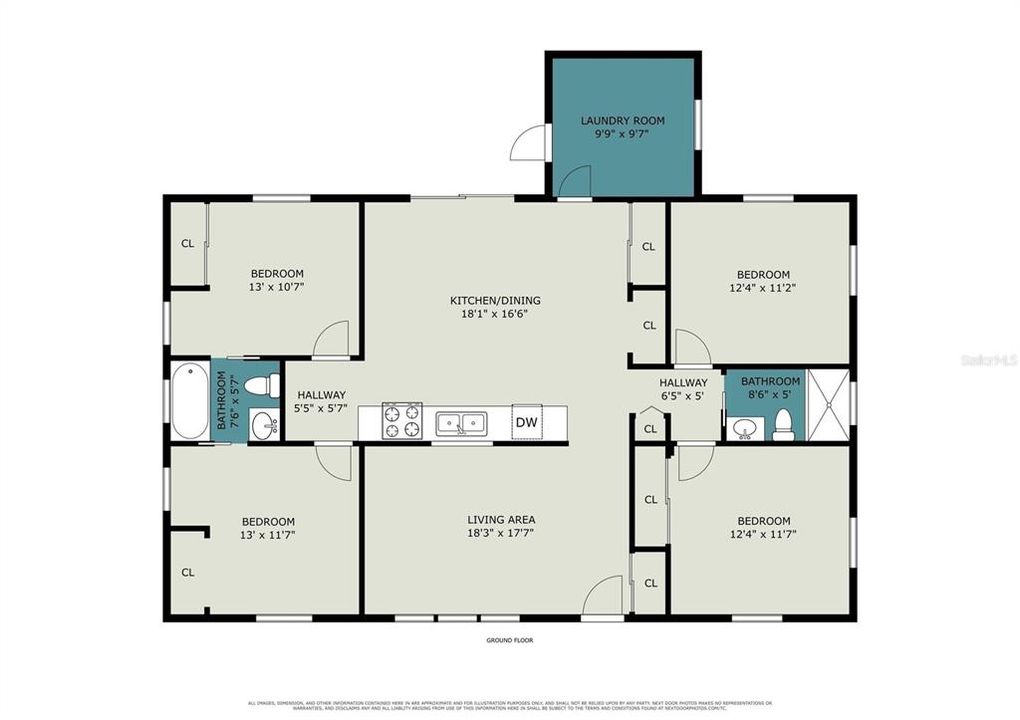 For Sale: $265,000 (4 beds, 2 baths, 1312 Square Feet)