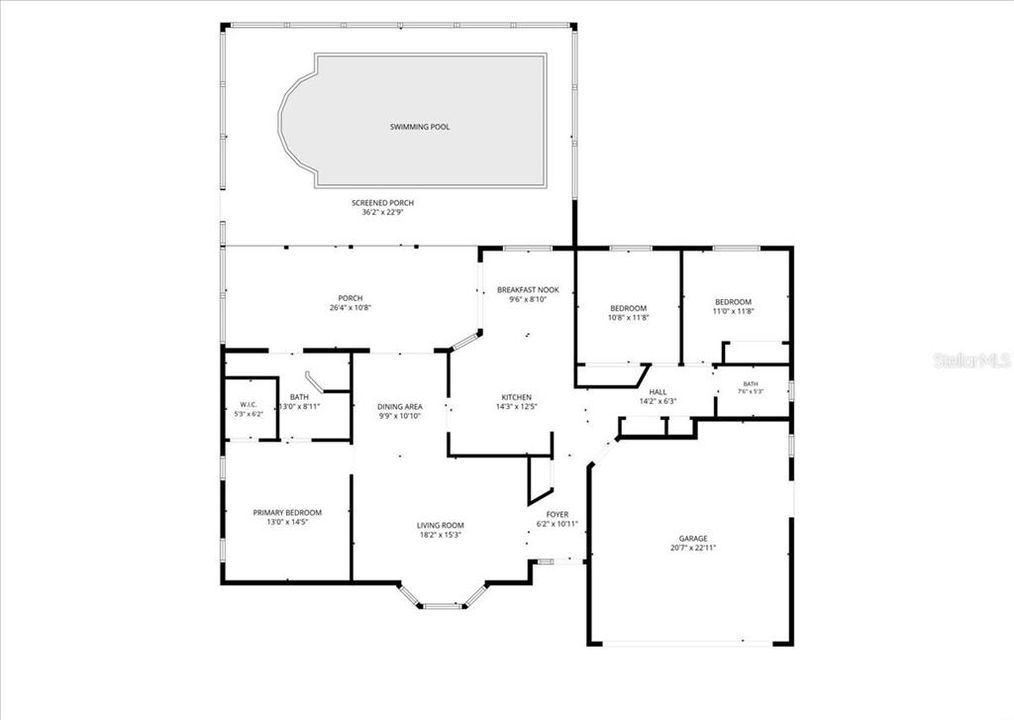 На продажу: $255,000 (3 спален, 2 ванн, 1497 Квадратных фут)