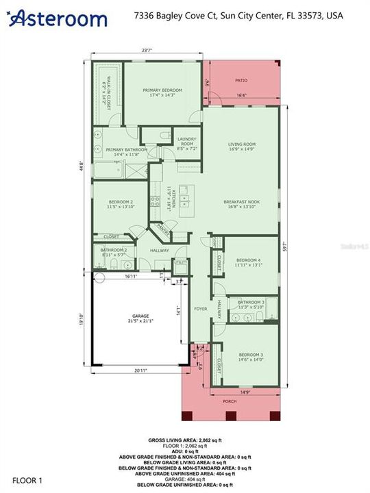 En Venta: $355,900 (4 camas, 3 baños, 2057 Pies cuadrados)