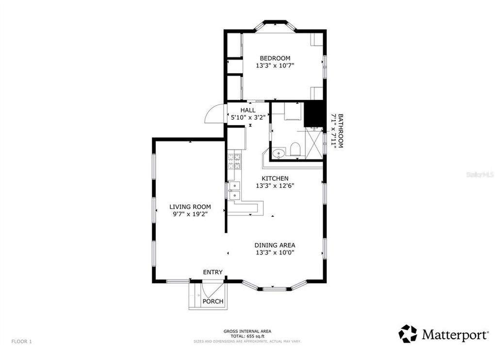 En Venta: $175,000 (1 camas, 1 baños, 490 Pies cuadrados)