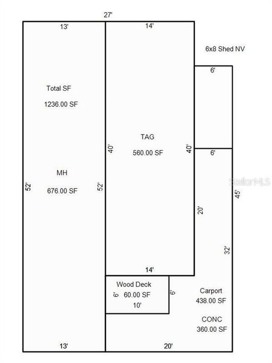 На продажу: $179,900 (2 спален, 2 ванн, 1236 Квадратных фут)