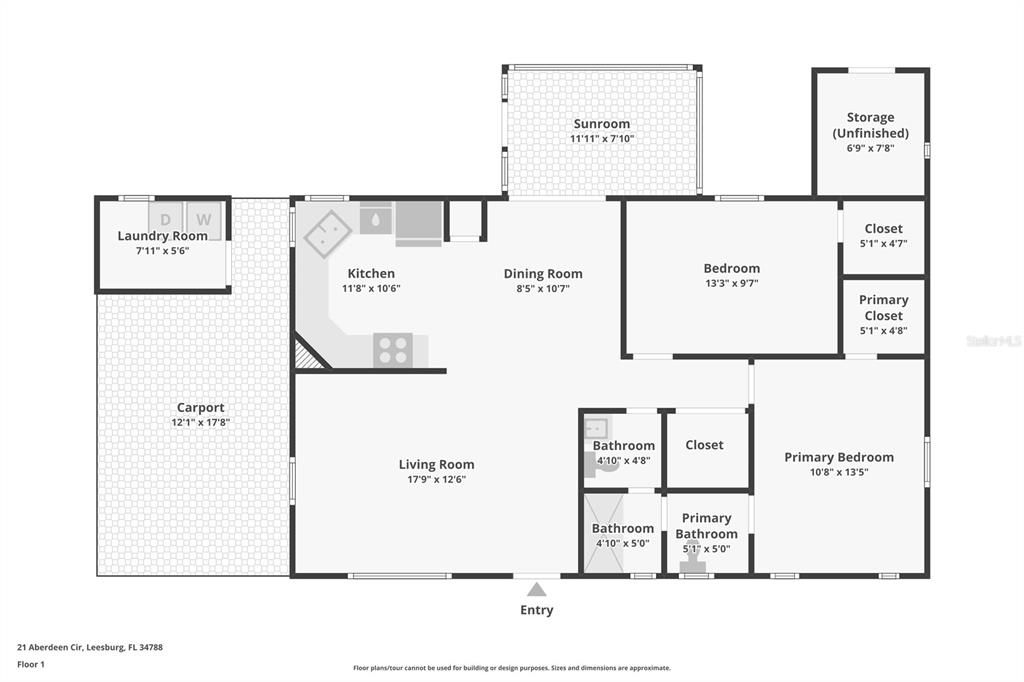 На продажу: $165,000 (2 спален, 2 ванн, 960 Квадратных фут)