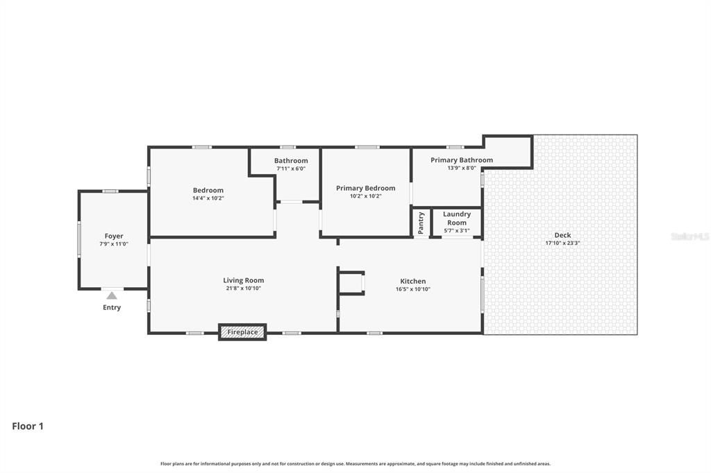 На продажу: $268,000 (2 спален, 2 ванн, 856 Квадратных фут)