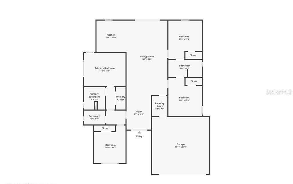 На продажу: $354,000 (4 спален, 3 ванн, 1737 Квадратных фут)