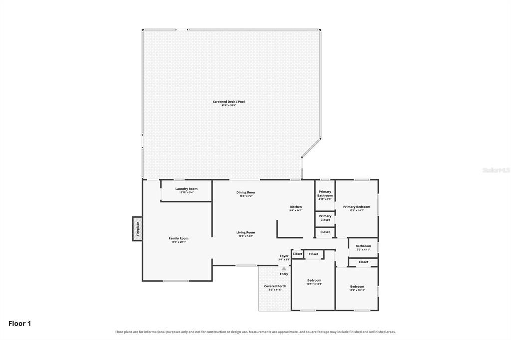 На продажу: $375,000 (3 спален, 2 ванн, 1904 Квадратных фут)
