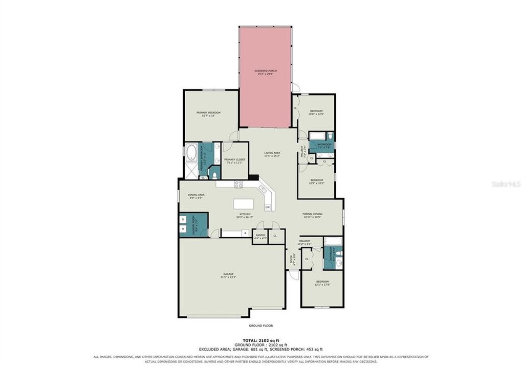 For Sale: $445,000 (4 beds, 3 baths, 2293 Square Feet)