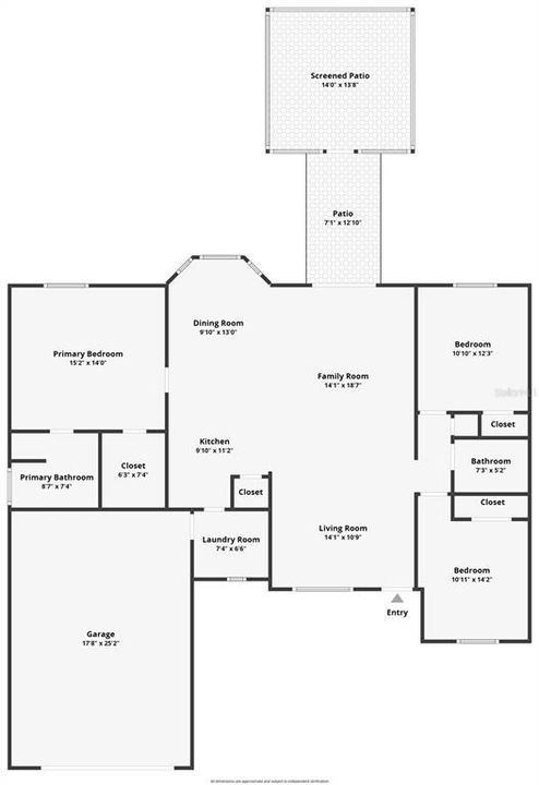 На продажу: $290,000 (3 спален, 2 ванн, 1608 Квадратных фут)