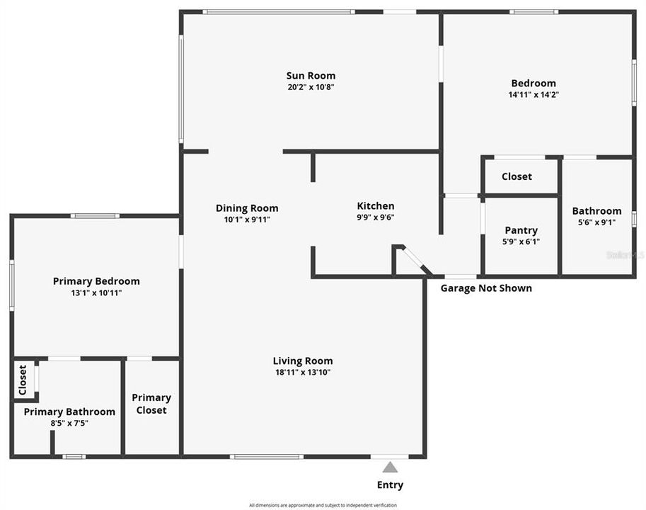For Sale: $340,000 (2 beds, 2 baths, 1117 Square Feet)