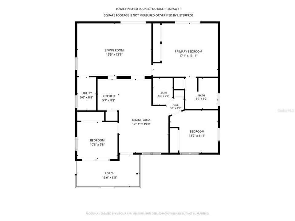 На продажу: $269,900 (3 спален, 2 ванн, 1269 Квадратных фут)