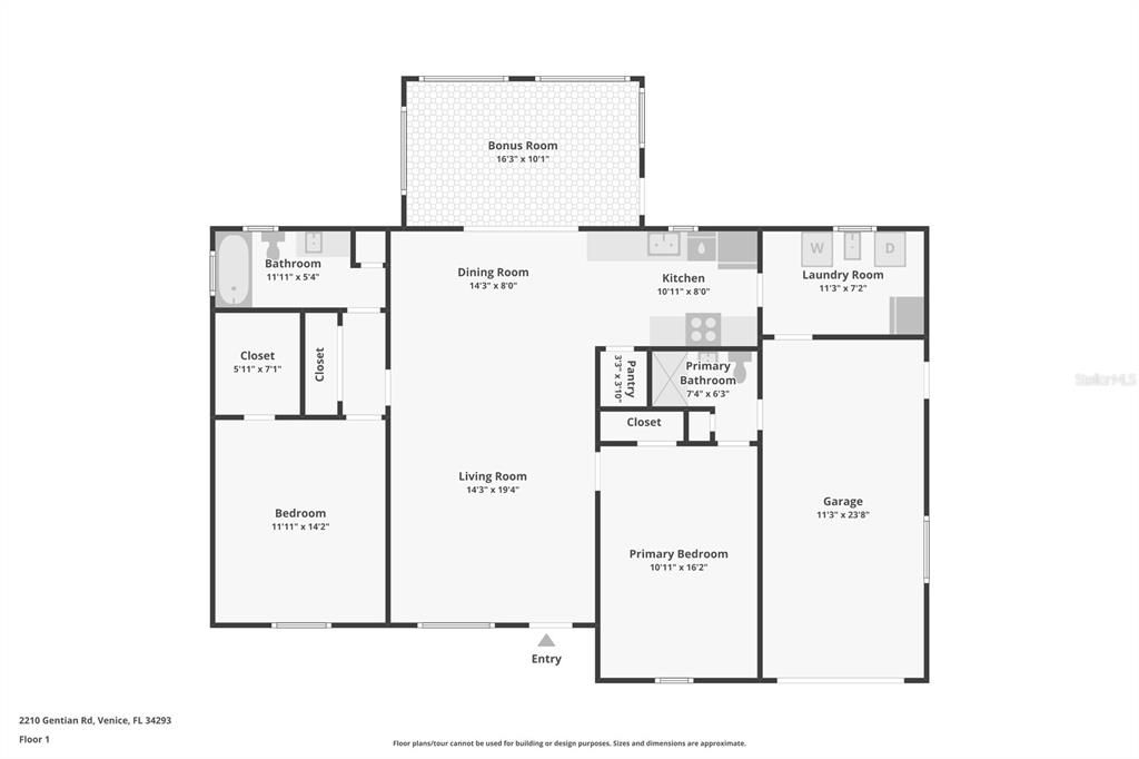 En Venta: $249,000 (2 camas, 2 baños, 1344 Pies cuadrados)