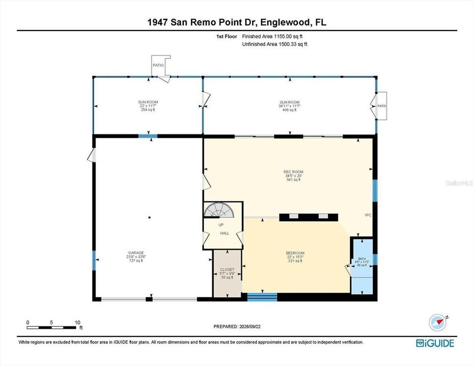 For Sale: $750,000 (2 beds, 3 baths, 3412 Square Feet)