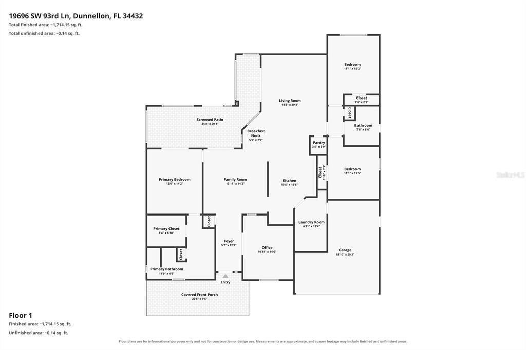 For Sale: $335,000 (3 beds, 2 baths, 1801 Square Feet)