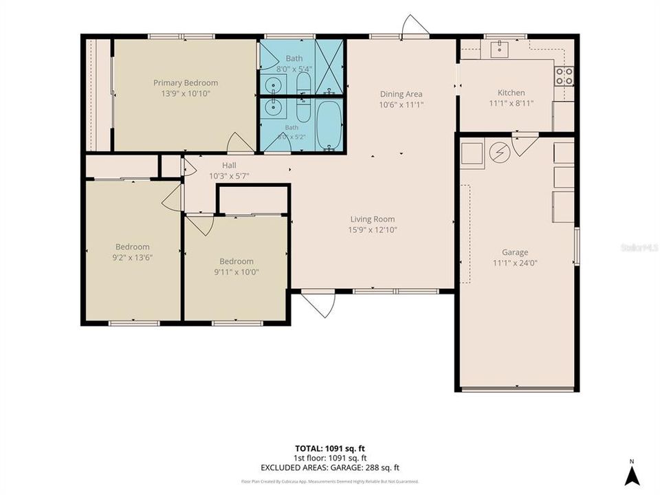 En Venta: $515,000 (3 camas, 2 baños, 1179 Pies cuadrados)