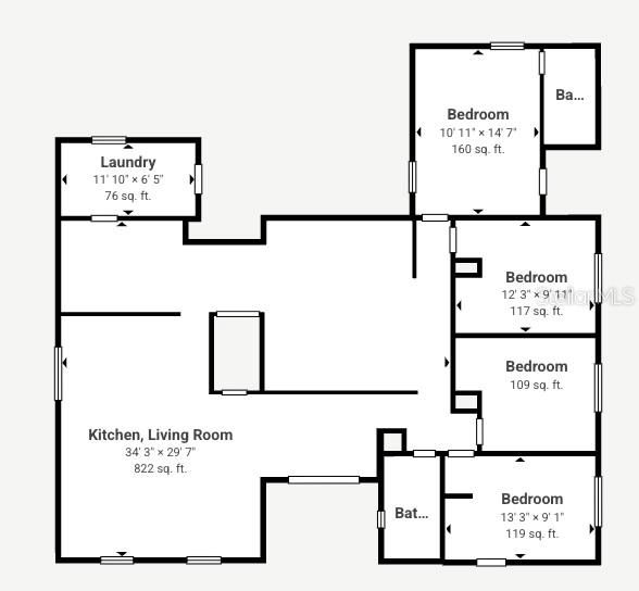 For Sale: $350,000 (4 beds, 2 baths, 1660 Square Feet)