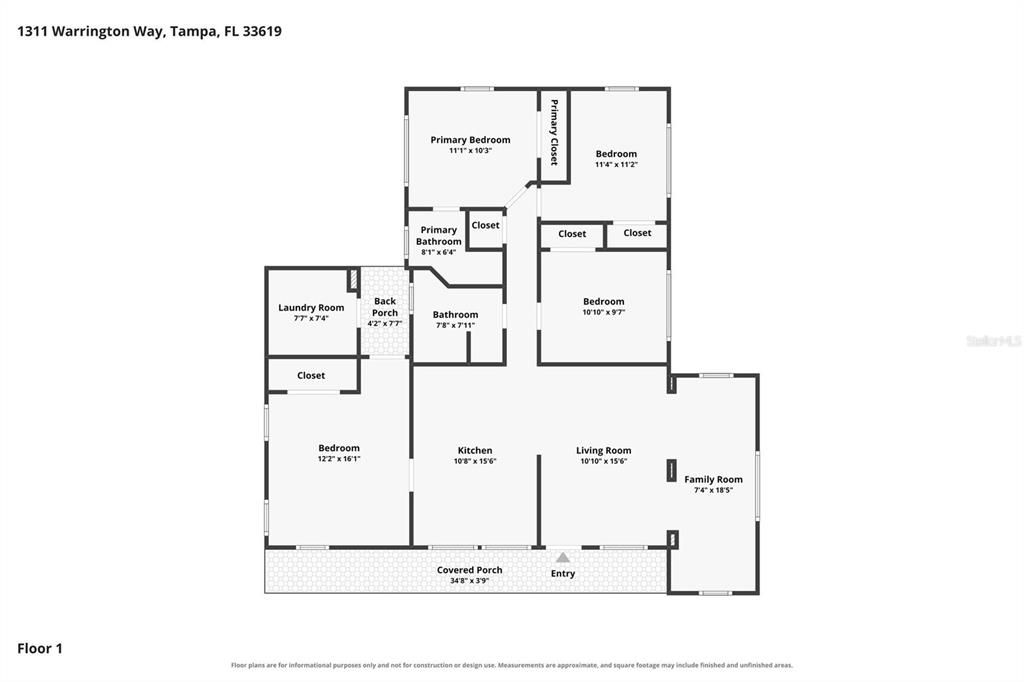 En Venta: $320,000 (4 camas, 2 baños, 1336 Pies cuadrados)