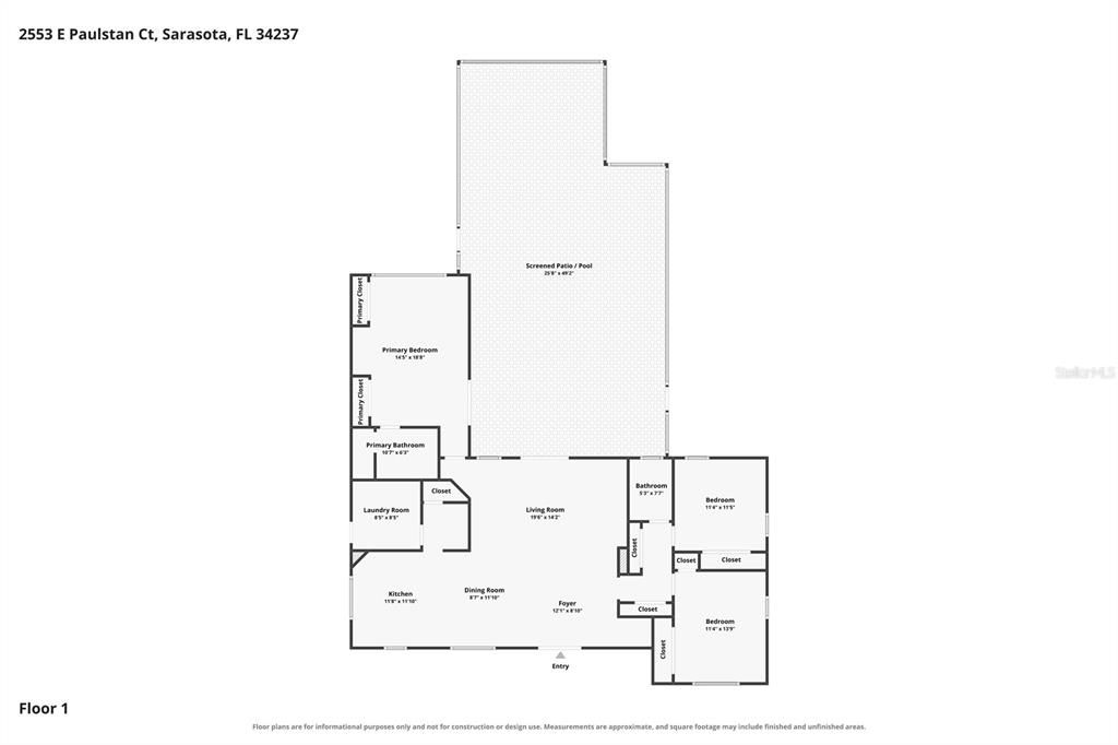 На продажу: $725,000 (3 спален, 2 ванн, 1637 Квадратных фут)