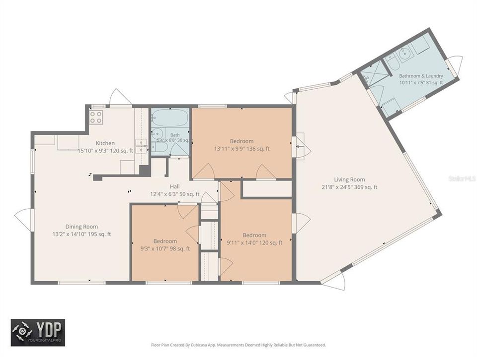 待售: $325,000 (3 贝兹, 2 浴室, 1432 平方英尺)