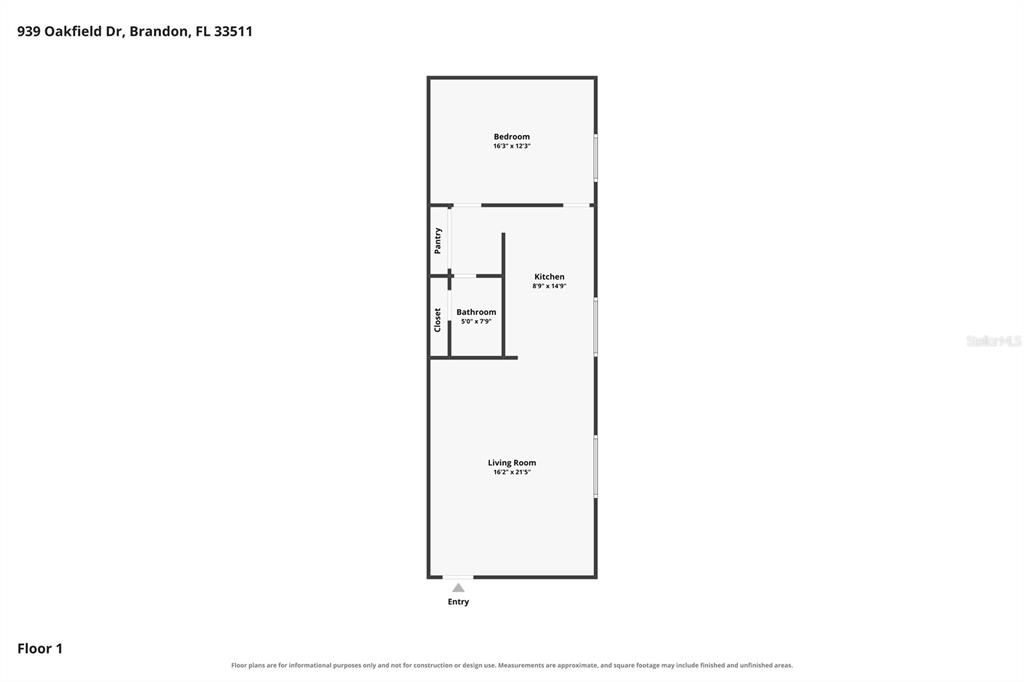 For Rent: $1,575 (1 beds, 1 baths, 750 Square Feet)